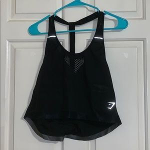 Gymshark black crop top